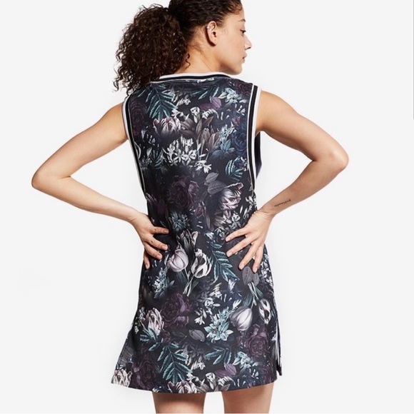 COPY - NWT Nike Dri-Fit Tennis Dress NWT Black Purple Floral Pattern (L) - Picture 4 of 8